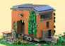 make custom lego tiny house, container home and modern modular architecture moc